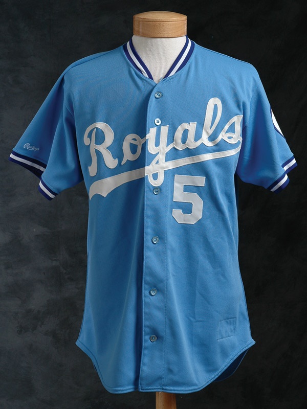 1988 George Brett Kanas City Royals Game Used Jersey