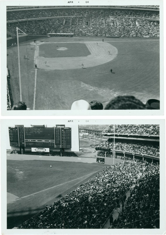 Vintage Sports Photographs - Amazing Photo Collection from 1964 Shea Stadium Opening (49)