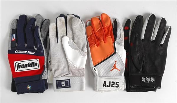 - First World Baseball Classic Game Used Batting Gloves (4)