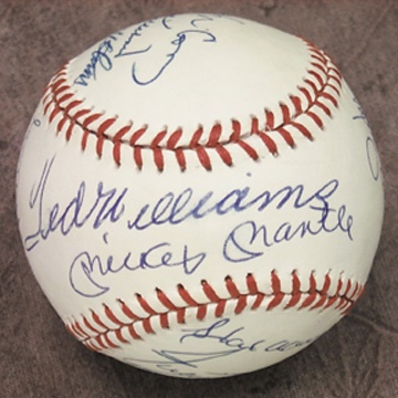 Internet Only - 500 Home Run Club Signed Baseball
