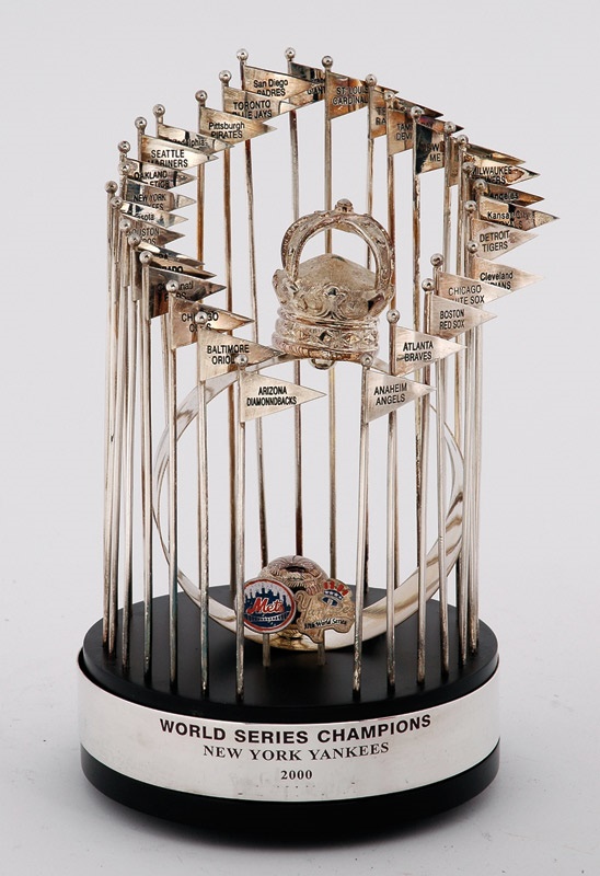 Ernie Davis - New York Yankees 2000 World Series Trophy (12")