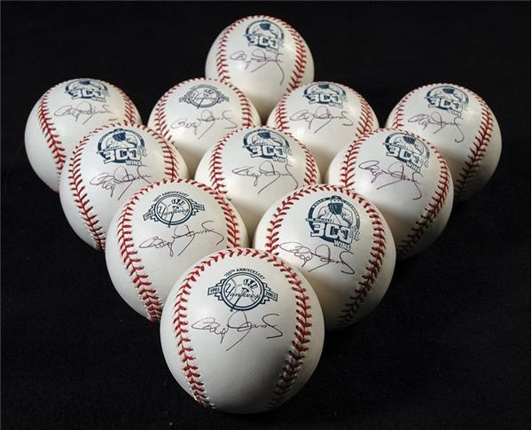- Collection of Roger Clemens "300 Win" Logo Single Signed Baseballs (11)