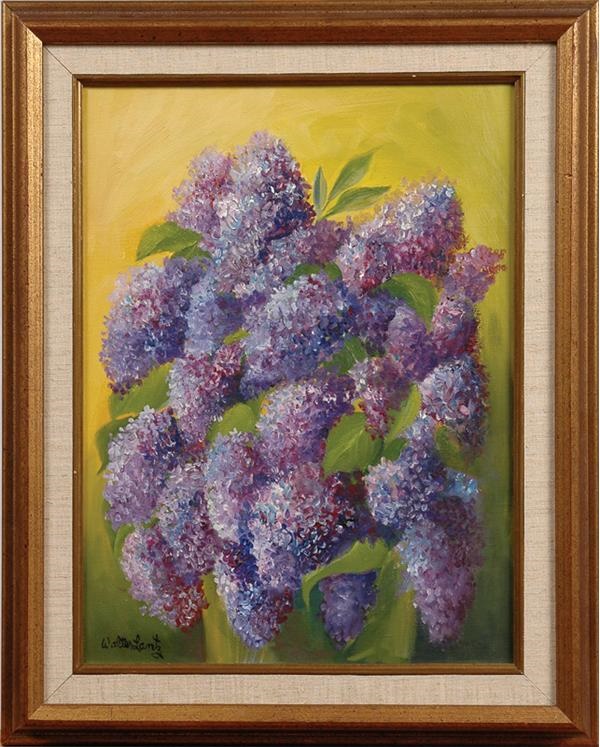 Orginal Walter Lantz Lilac Painting (Woody Woodpecker)