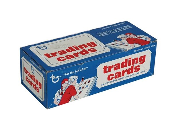 - Mint 1972 Topps Hockey 500 Count Vending Box