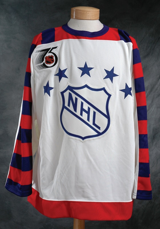 Hockey Equipment - 1992 Jaromir Jagr NHL All-Star Game Worn Jersey