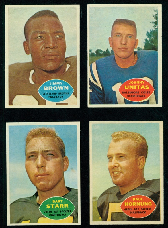 The M Carroll Football Collection - 1960 Topps Football Complete Set