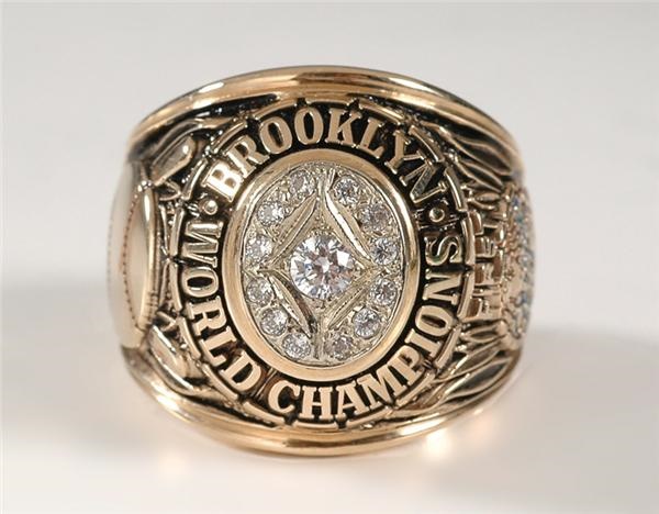 1955 Brooklyn Dodgers World Champions Replica Ring