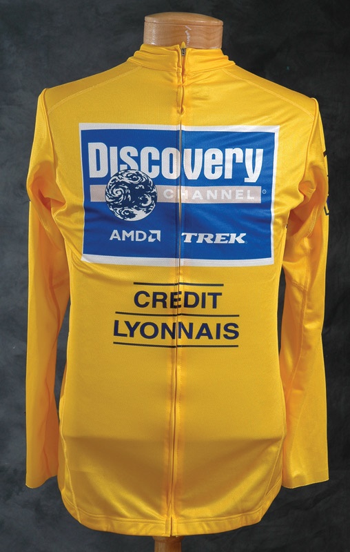 - 2005 Lance Armstrong Signed Podium Jersey