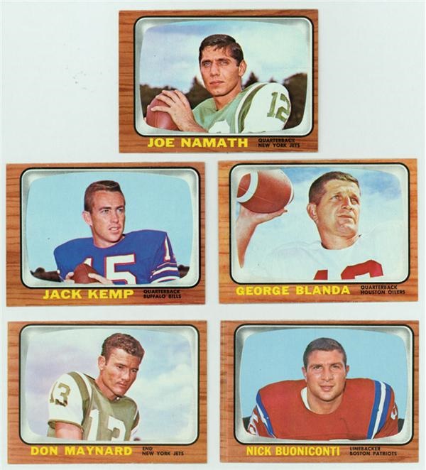 The M Carroll Football Collection - High Grade 1966 Topps Football Complete Set