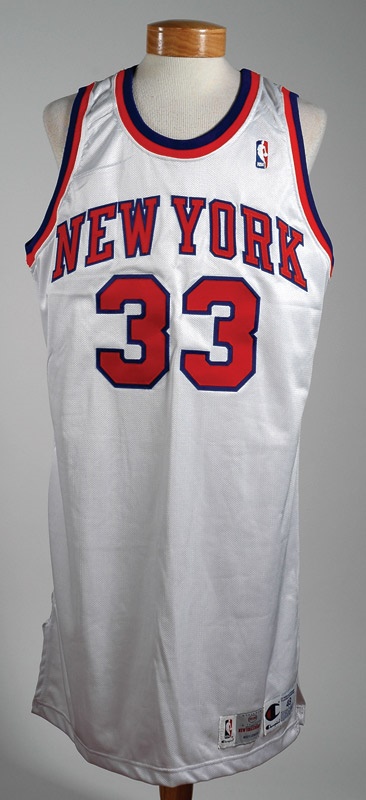 Basketball - Patrick Ewing 1993 - 94 New York Knicks Autographed Game Used Jersey