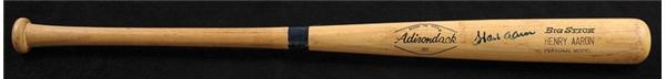 - 1971/76 Hank Aaron  Autographed Game Used Bat