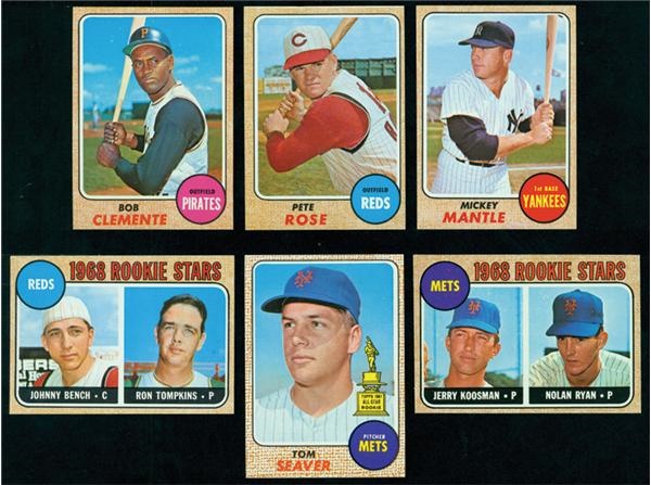 Baseball and Trading Cards - Near Mint 1968 Topps Complete Set