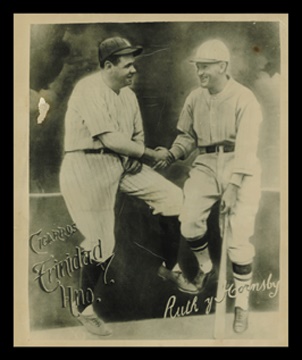 - 1920's Babe Ruth & Rogers Hornsby Cuban Premium (8x10")