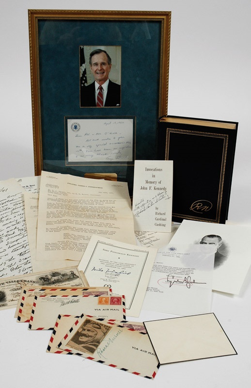 Rock And Pop Culture - Collection of Political and Presidential Signed Letters including two Winfield Scott's (29)
