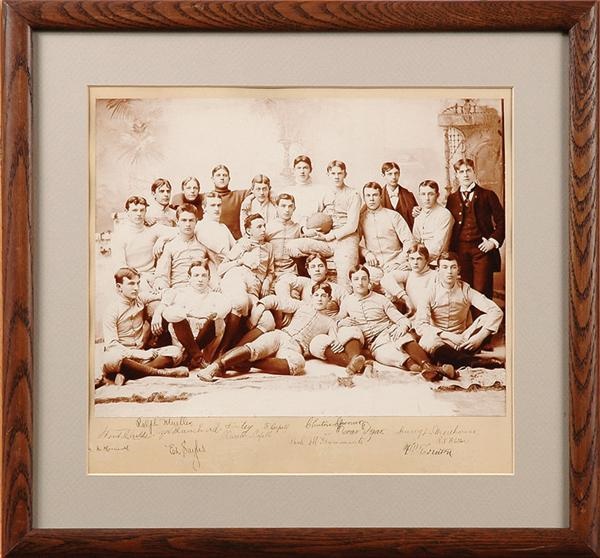 Earliest Known Football Team Signed Photograph