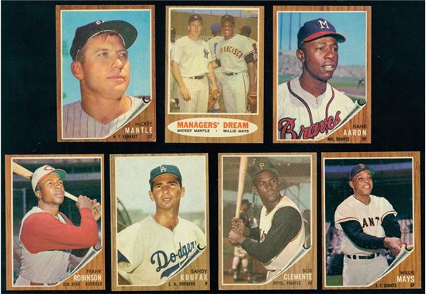 Baseball and Trading Cards - 1962 Topps Baseball Card Complete Set