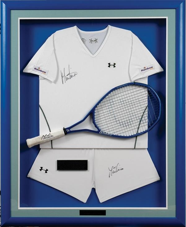 Martina Navratilova's Last Wimbledon Match Worn & Signed Uniform and Raquet