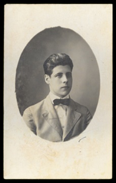 1917 Raul Capablanca (Cuban Chess Champion) Postcard