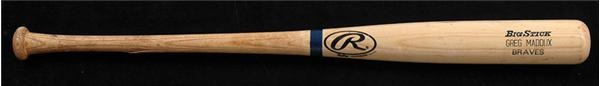 - 2002 Greg Maddux Atlanta Braves Game Used Bat (34.5")