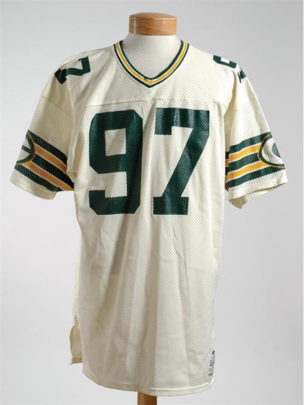 Football - Green Bay Packers Tim Harris Signed & Game Used Jersey