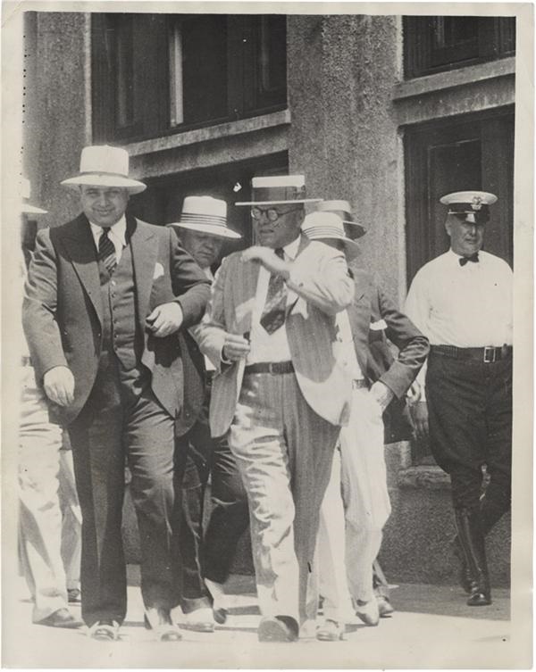 Crime - Capone Arrested In Florida (1930)