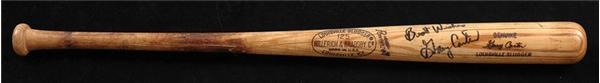 Baseball Equipment - Gary Carter 1973 - 75 Autographed Game Used Bat