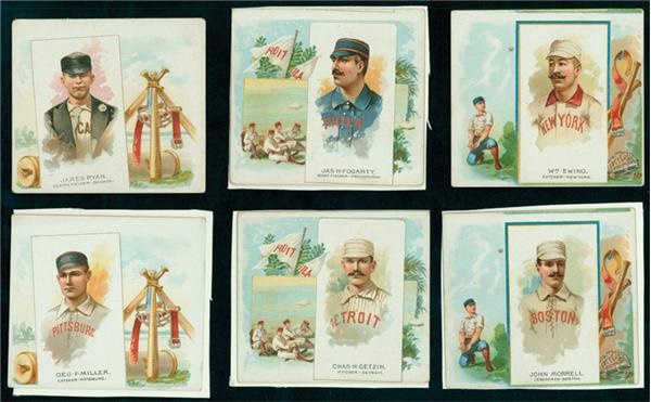 Baseball and Trading Cards - Very Desirable N43 Allen & Ginters World Champions Complete Set of (6)