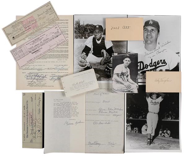 Baseball Autographs - The Seth Boyd Autograph Collection (475 + pieces)
