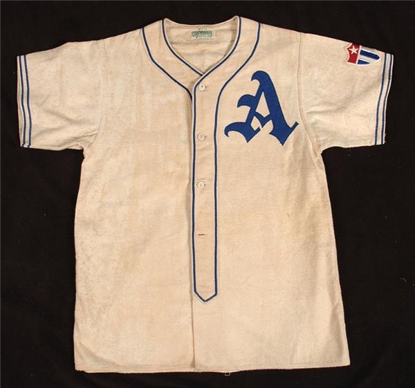 Baseball Memorabilia - Circa 1950's Almendares Scorpions Cuban Baseball Game Worn Jersey