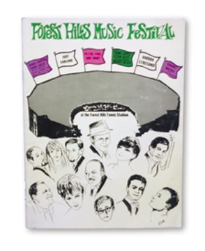 - 1965 Frank Sinatra Forest Hills Festival Program Book
