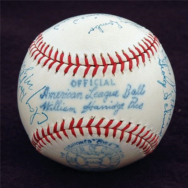 Baseball Autographs - Chuck Connors Signed Minor League All Star Ball