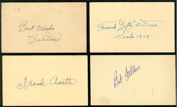 Baseball Autographs - 150 Different Baseball Player Signed Government Postcards