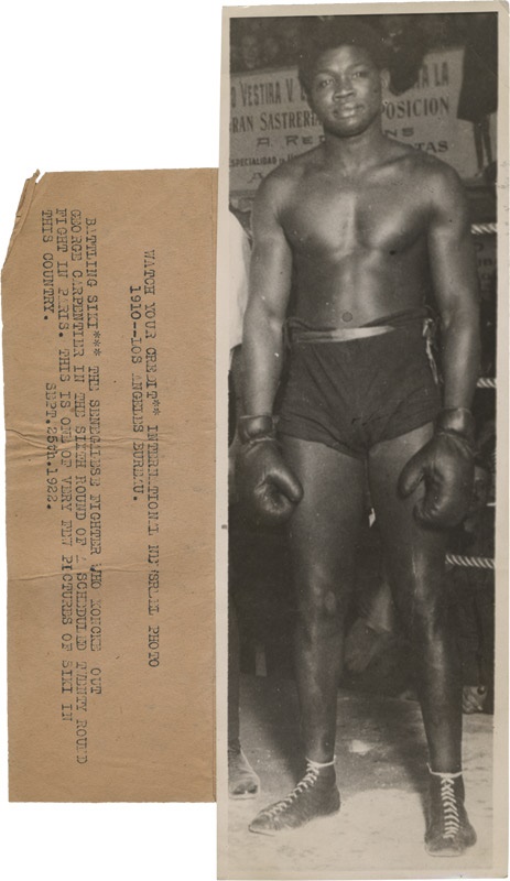 Muhammad Ali & Boxing - One of “Very Few” Battling Siki Photos in this Country (1922)