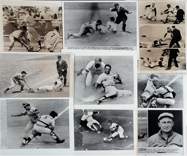 Vintage Sports Photographs - Baseball Sliding Wire Photo Collection (200 Plus)