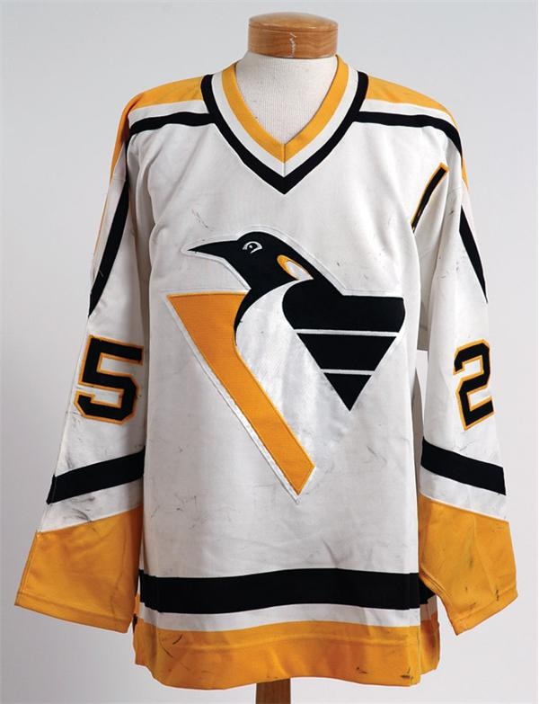 Hockey Equipment - 1994-95 Kevin Stevens Pittsburgh Penguins Game Worn Jersey