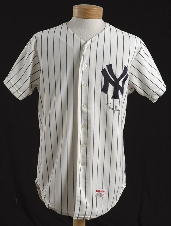 - 1980 Rudy May Game Worn New York Yankees Jersey