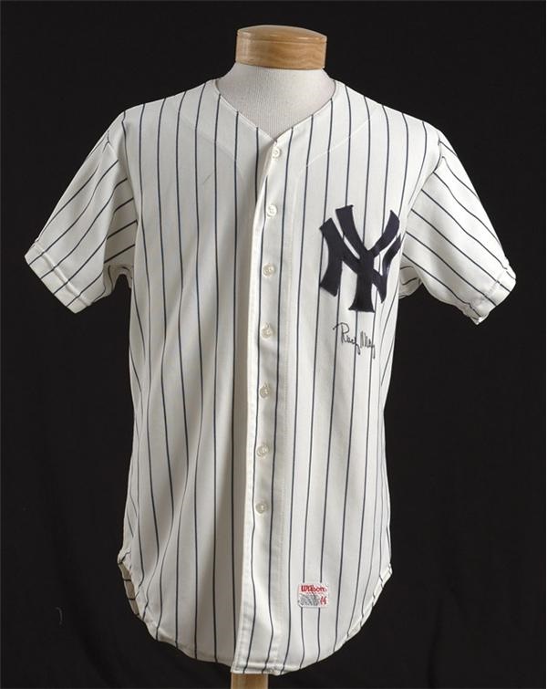 NY Yankees, Giants & Mets - 1981 Rick Cerone Game Worn New York Yankees Jersey