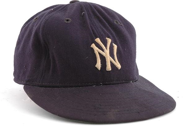 NY Yankees, Giants & Mets - Bobby Murcer Game Worn New York Yankees Cap