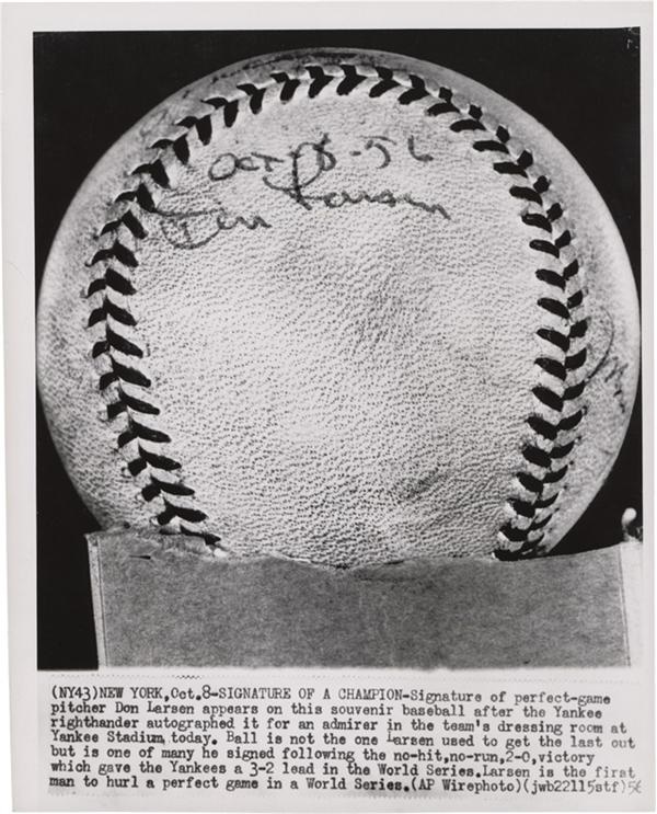 Old Baseball - Amazing Don Larsen Perfect Game Collection (20 photos)