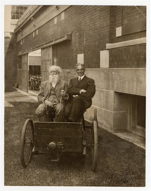 Rock And Pop Culture - Industrialist Henry Ford and Naturalist John Burroughs by Spooner & Wells (circa 1915)
