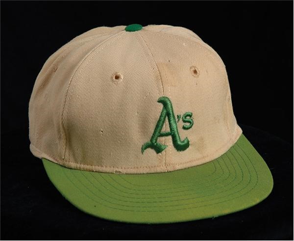 - 1972 Dick Williams Oakland Athletics World Series Game Worn Hat