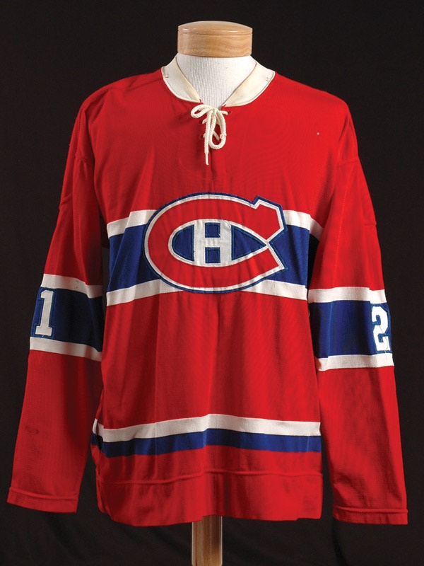 Hockey Equipment - 1973 Montreal Canadiens Game Worn Jersey