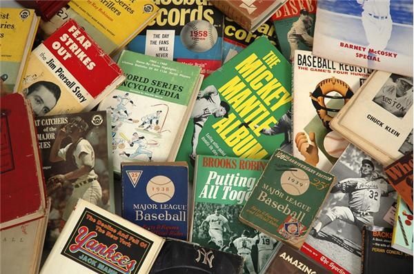 The Jim Rowe Collection - The Jim Rowe Library of Baseball Books and Hobby Publications (300+ items)