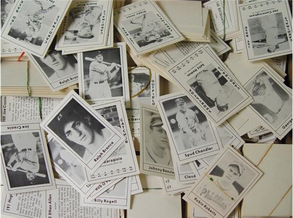 The Jim Rowe Collection - Hoard of Jim Rowe's Own "Four In One" Exhibit Cards,  "Grand Slam" and "Diamond Greats" Sets (approx. 350 complete sets)