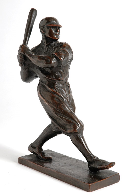 Ernie Davis - 1920s Baseball Bronze