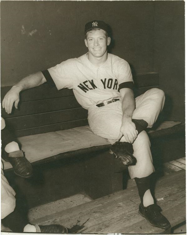 Mickey Mantle's Holiday Inn - Mickey Mantle Original Gallo Photo 11 x 14&quot;