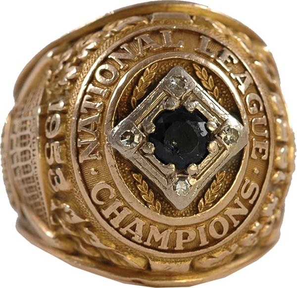 George "Shotgun" Shuba's 1953 Brooklyn Dodgers National League Championship Ring