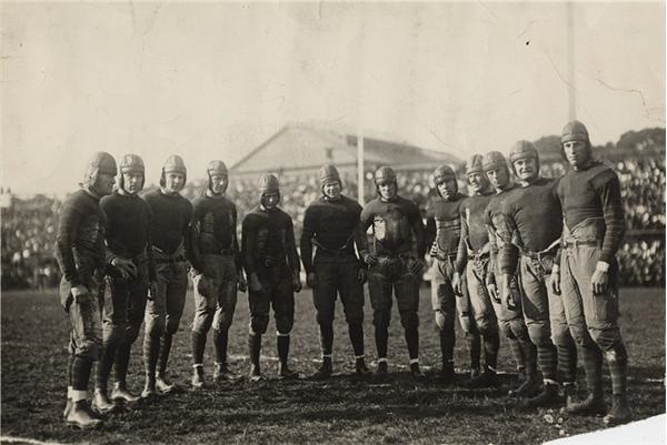 Football - 1921 University of California Wonder Team Mini Panorama