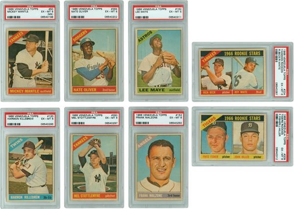 - Collection of 1966 Venezuela Topps All PSA 6 EX-MT (58)