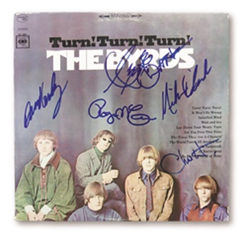 Concerts - The Byrds Signed Album Jacket (12x12")